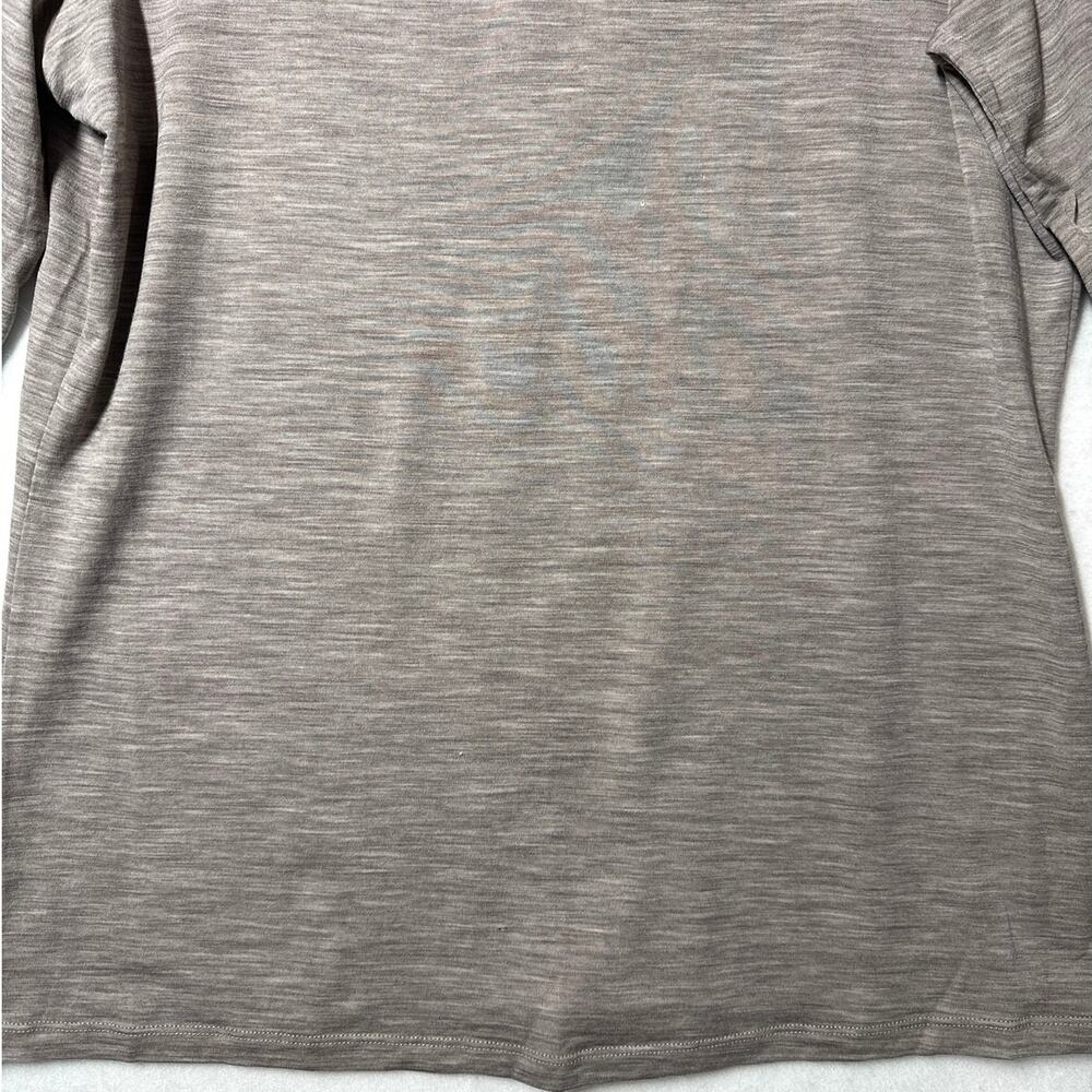 Women's Long Sleeve Scoop Neck Tee - Gray - Picture 3 of 8